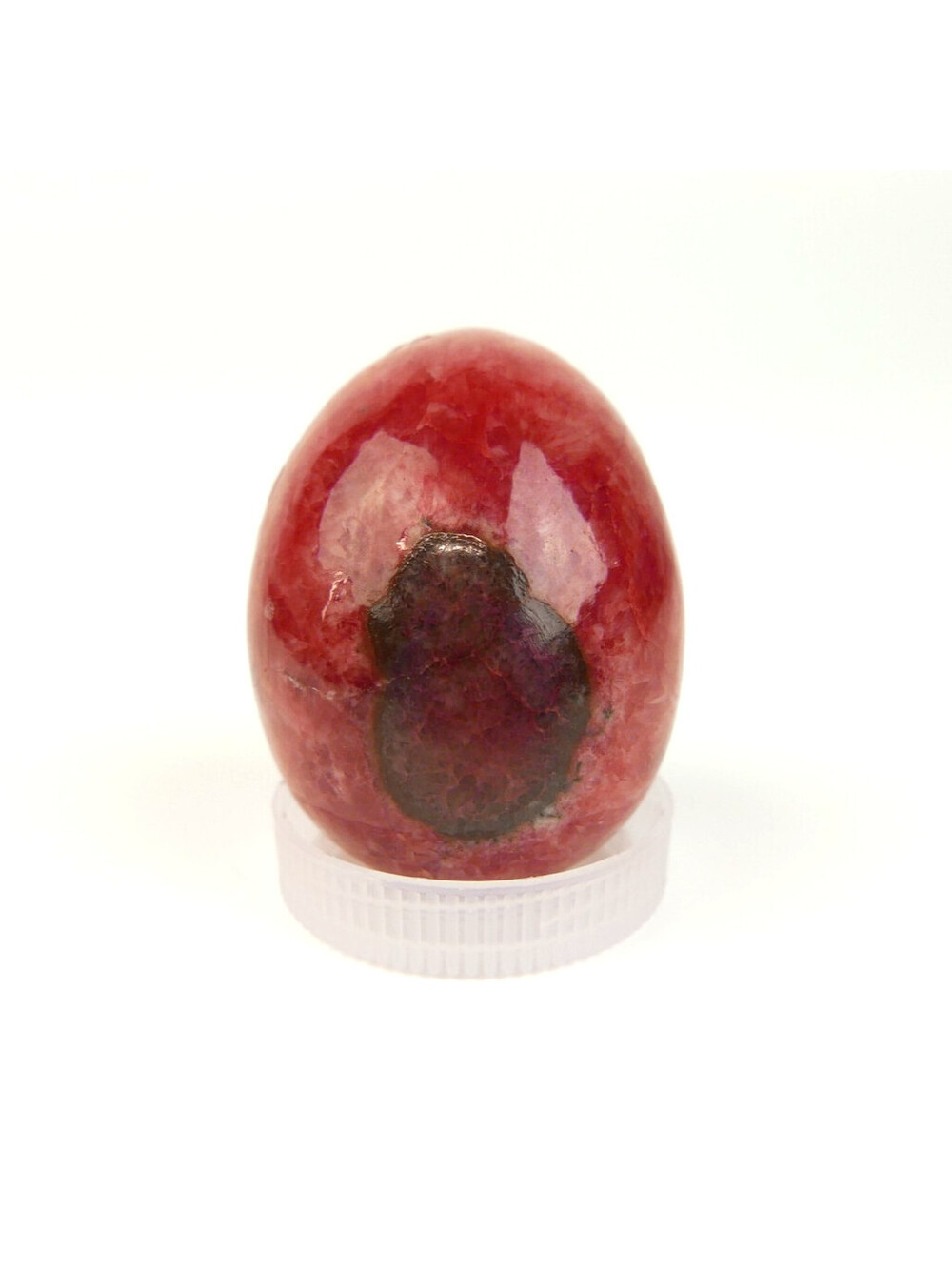 Natural Rhodonite Crystal Egg Polished Stone Madagascar Healing Mineral 1.6"